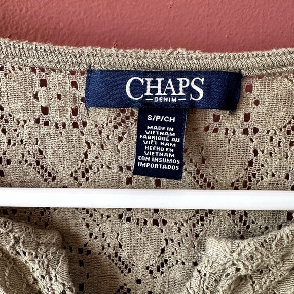 ⭐️CHAPS Womens Pretty Blouse / Top. Size Small. Color- Green, (5 for $15) - Picture 2 of 3